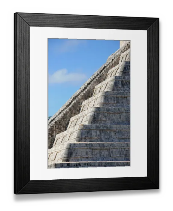 Framed Print : El Castillo Mayan Step Pyramid, Chichen Itza Framed Print : El Castillo Mayan Step Pyramid, Chichen Itza