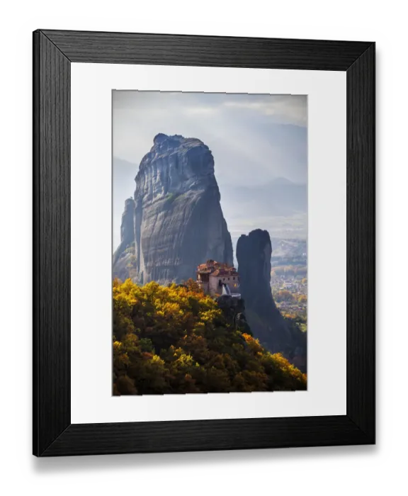 Framed Print : Monastery on a cliff Framed Print : Monastery on a cliff