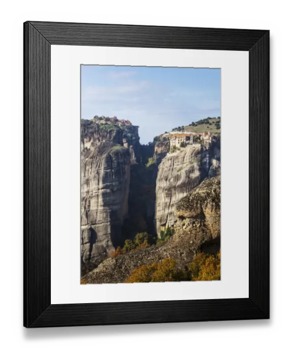 Framed Print : Monastery on a cliff