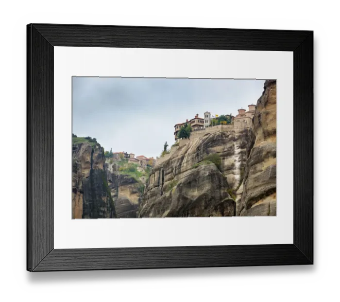 Framed Print : Monastery on the edge of a cliff Framed Print : Monastery on the edge of a cliff