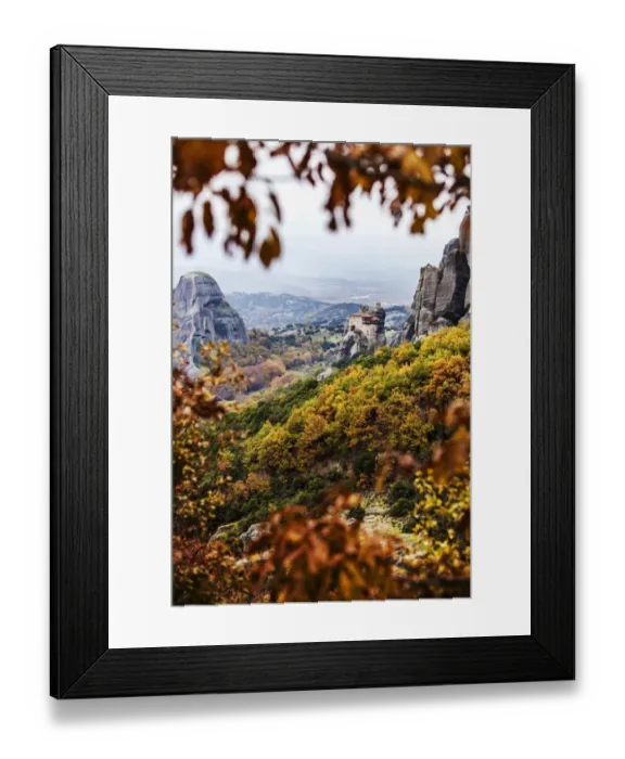 Framed Print : Holy Monastery of St. Nicholas Anapausas