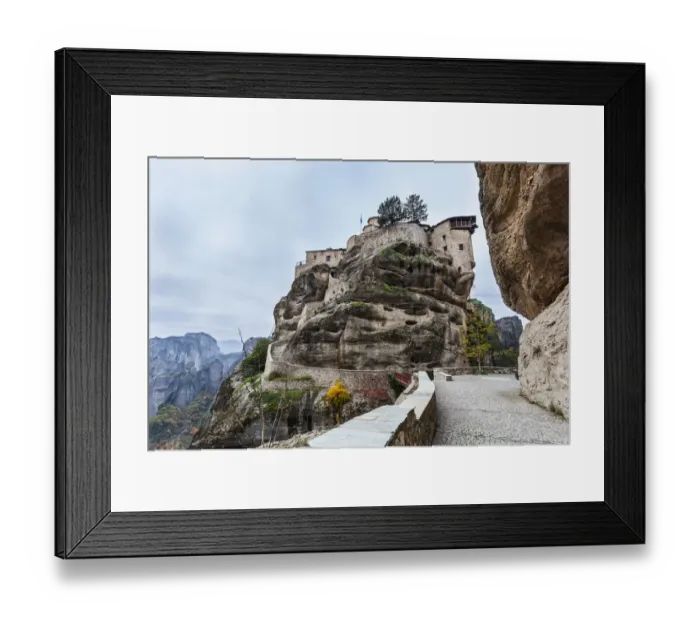 Framed Print : Monastery perched on a cliff Framed Print : Monastery perched on a cliff