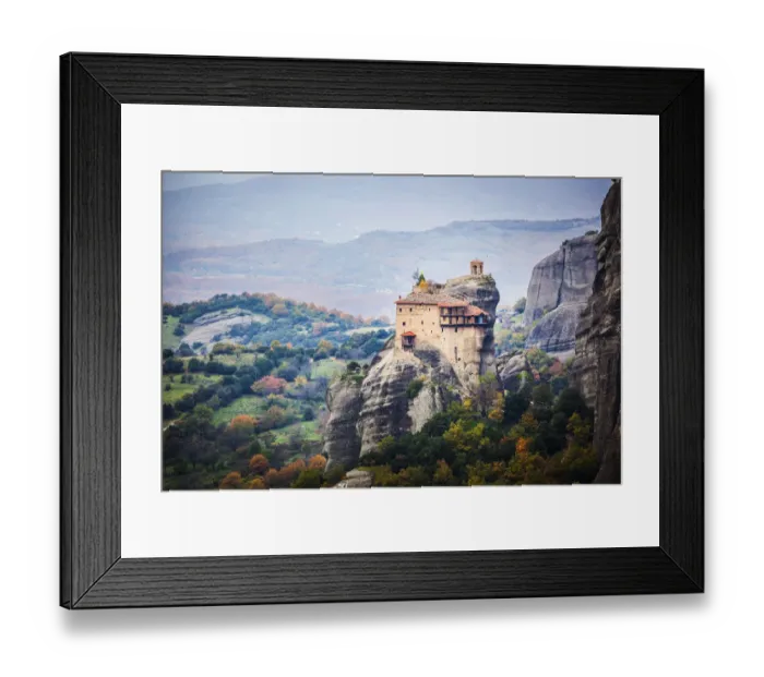 Framed Print : Monastery perched on a cliff Framed Print : Monastery perched on a cliff