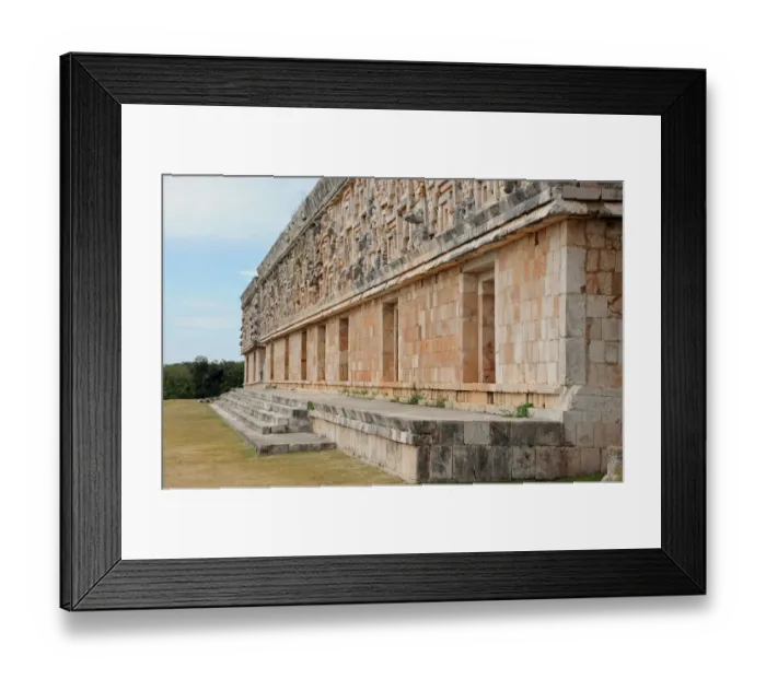 Framed Print : Ancient Mayan Governors Palace building, Uxmal Framed Print : Ancient Mayan Governors Palace building, Uxmal
