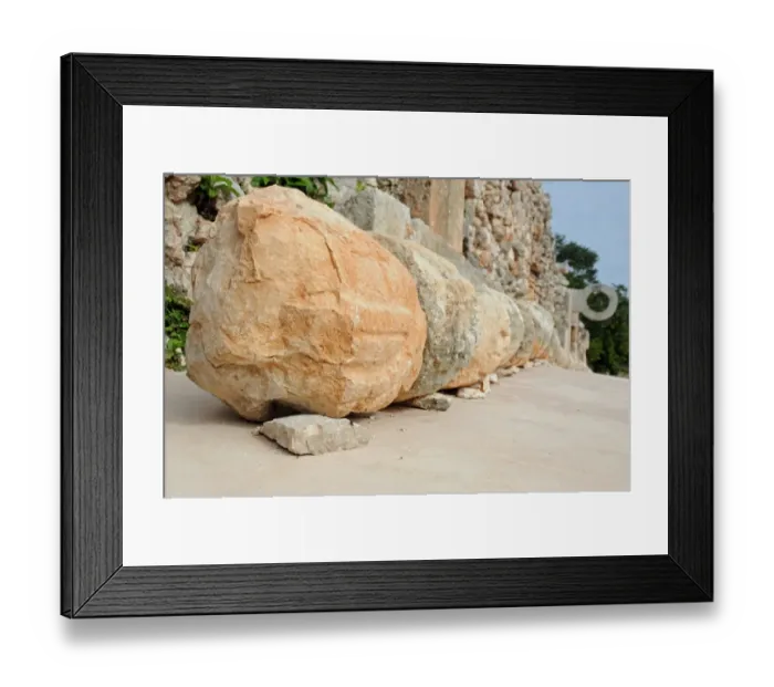 Framed Print : Ancient Mayan Ball Court and Stone Goal Ring Framed Print : Ancient Mayan Ball Court and Stone Goal Ring