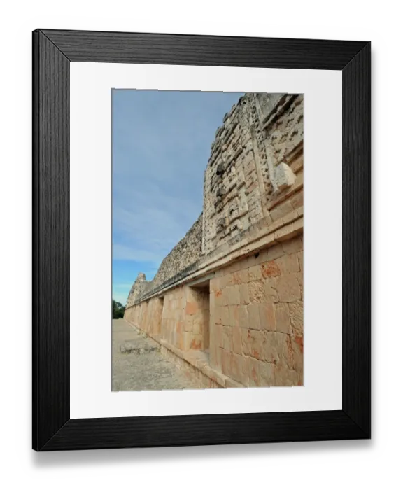 Framed Print : Mayan Nunnery Quadrangle Building Framed Print : Mayan Nunnery Quadrangle Building
