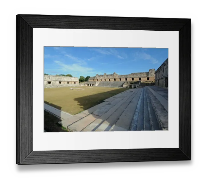 Framed Print : Mayan Nunnery Quadrangle Buildings Framed Print : Mayan Nunnery Quadrangle Buildings