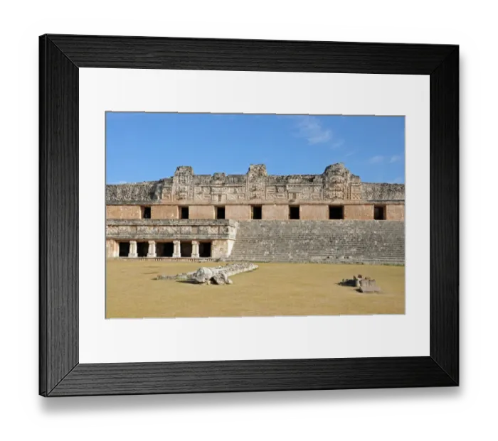 Framed Print : Ancient Mayan Nunnery Quadrangle Framed Print : Ancient Mayan Nunnery Quadrangle