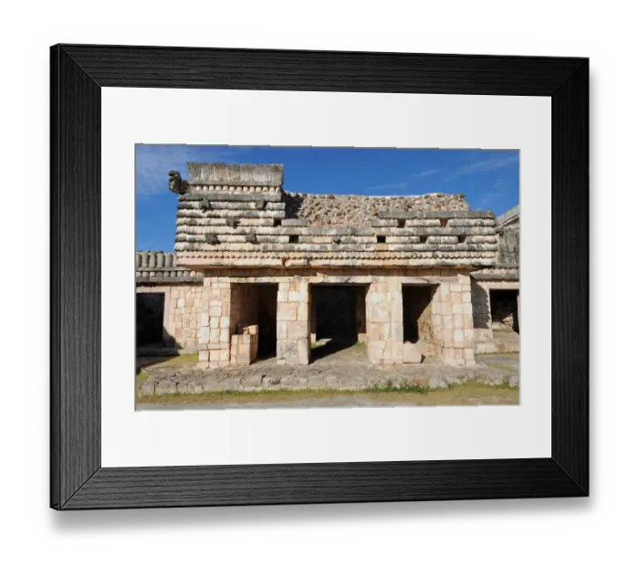 Framed Print : Ancient Mayan ruins at Nunnery Quadrangle Framed Print : Ancient Mayan ruins at Nunnery Quadrangle