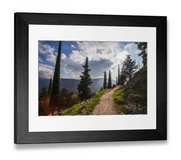 Framed Print : Walking path on Mount Parnassus Framed Print : Walking path on Mount Parnassus