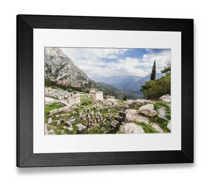 Framed Print : Treasury of Athenians Framed Print : Treasury of Athenians