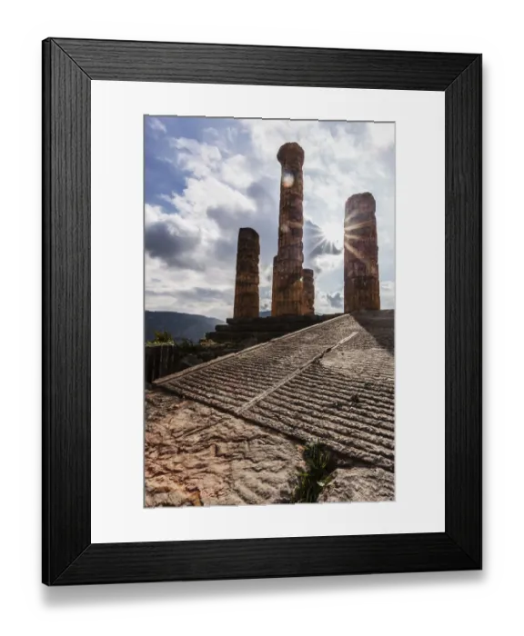 Framed Print : Temple of Apollo Framed Print : Temple of Apollo
