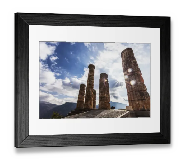 Framed Print : Temple of Apollo Framed Print : Temple of Apollo