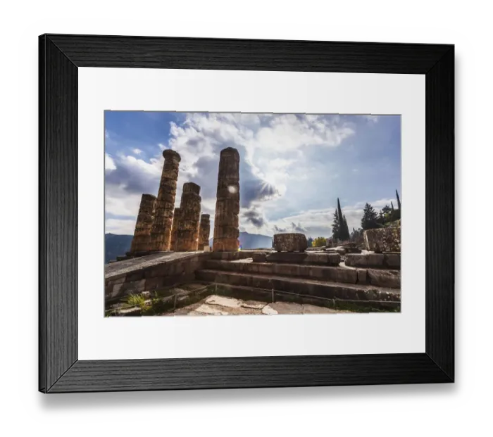 Framed Print : Temple of Apollo Framed Print : Temple of Apollo