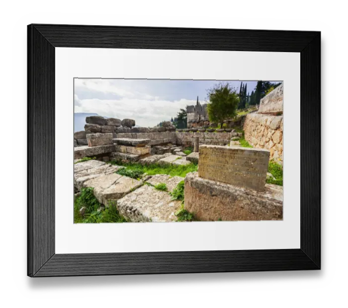 Framed Print : Treasury of Sicyonians