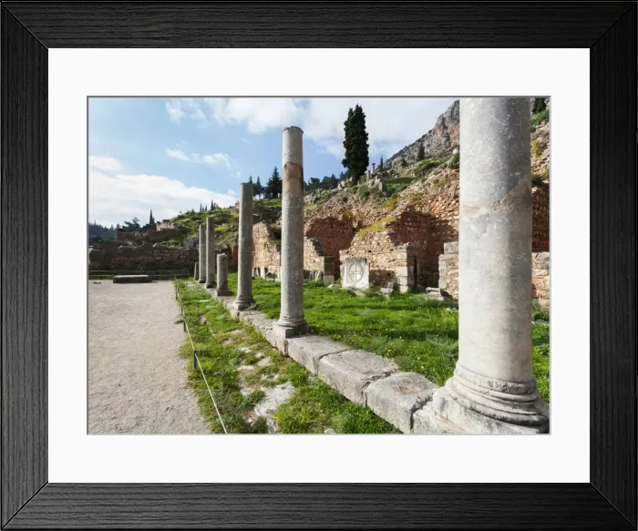 Framed Print : Columns at a site of ruins Framed Print : Columns at a site of ruins