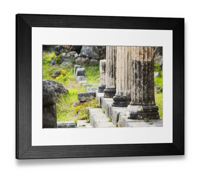 Framed Print : Ruins of columns
