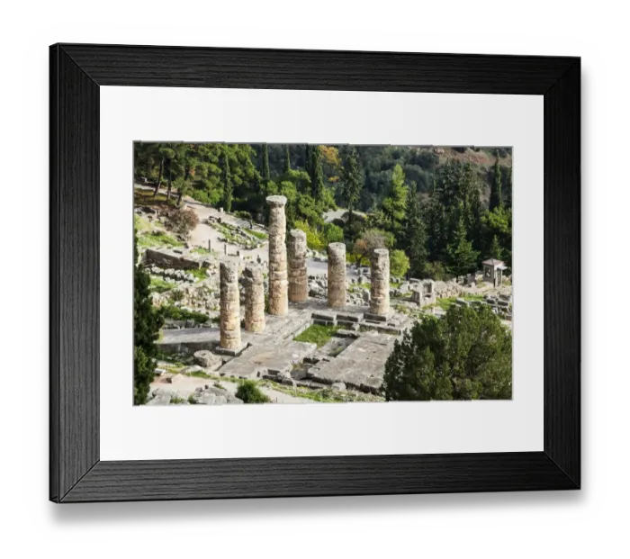 Framed Print : Temple of Apollo Framed Print : Temple of Apollo