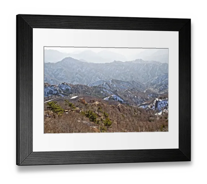 Framed Print : The Great Wall of China, Badaling Beijing Framed Print : The Great Wall of China, Badaling Beijing