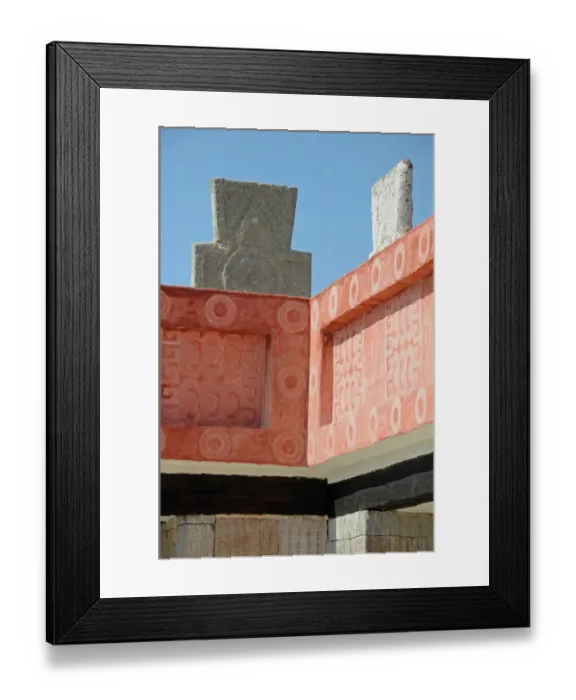 Framed Print : Roof at Court of Columns, Teotihuacan Framed Print : Roof at Court of Columns, Teotihuacan