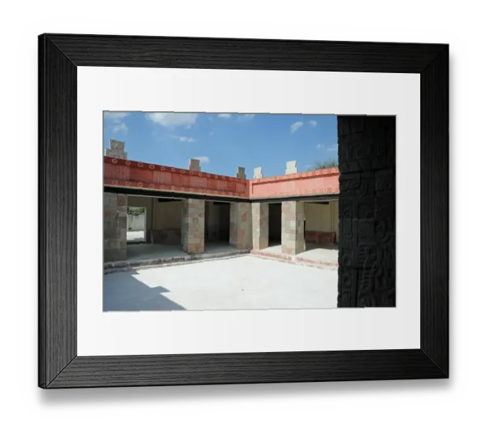 Framed Print : Court of Columns, Teotihuacan Framed Print : Court of Columns, Teotihuacan