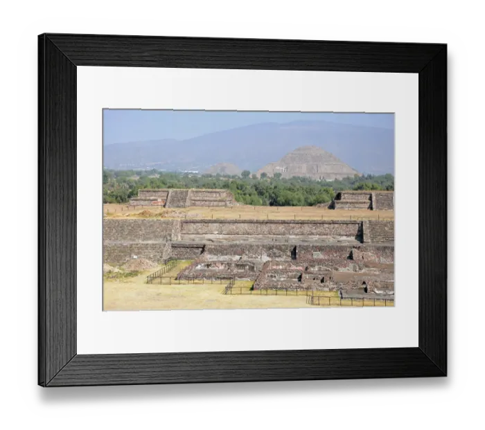 Framed Print : Teotihuacan Step Pyramids and Ancient Ruins Framed Print : Teotihuacan Step Pyramids and Ancient Ruins