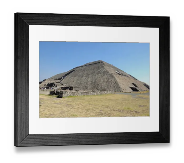 Framed Print : Teotihuacan Pyramid of the Sun, Mexico Framed Print : Teotihuacan Pyramid of the Sun, Mexico