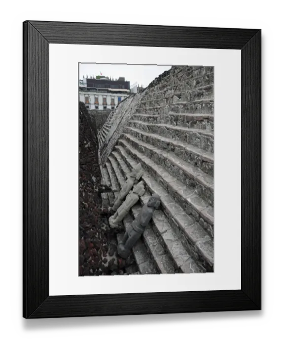 Framed Print : Templo Mayor Aztec Step Pyramid Framed Print : Templo Mayor Aztec Step Pyramid