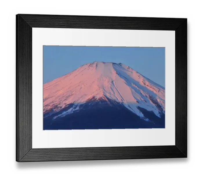 Framed Print : Pink Fuji in Early Morning Framed Print : Pink Fuji in Early Morning