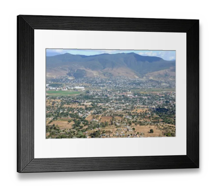 Framed Print : Oaxaca Valley, Mountains and Sky, Mexico Framed Print : Oaxaca Valley, Mountains and Sky, Mexico