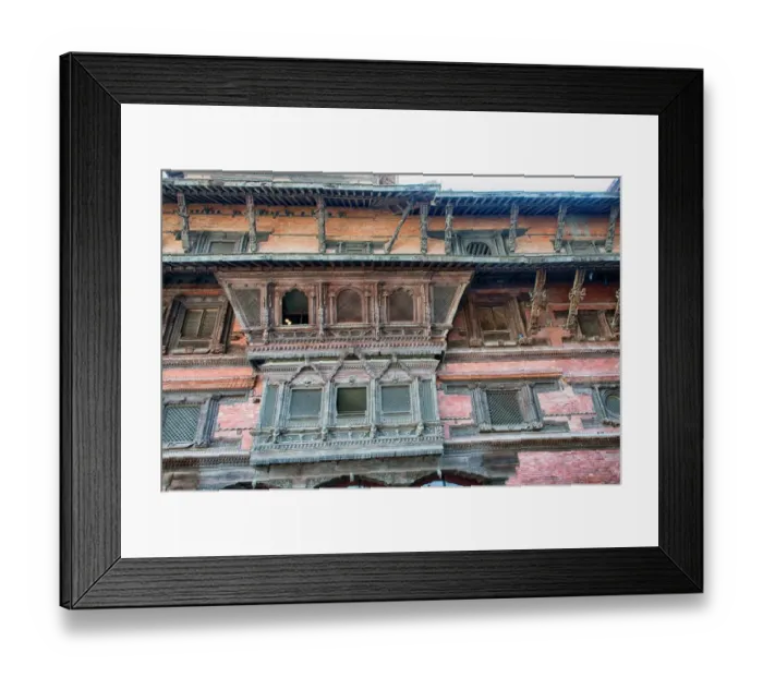 Framed Print : The Palace of Fifty-five Windows, Bhaktapur, Nepal Framed Print : The Palace of Fifty-five Windows, Bhaktapur, Nepal