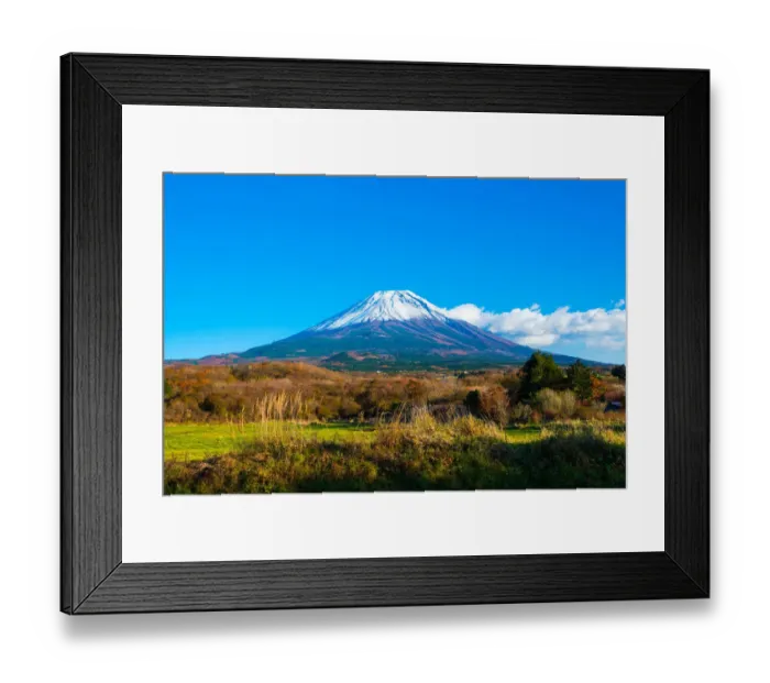 Framed Print : Mt. Fuji and Autumnscape Framed Print : Mt. Fuji and Autumnscape