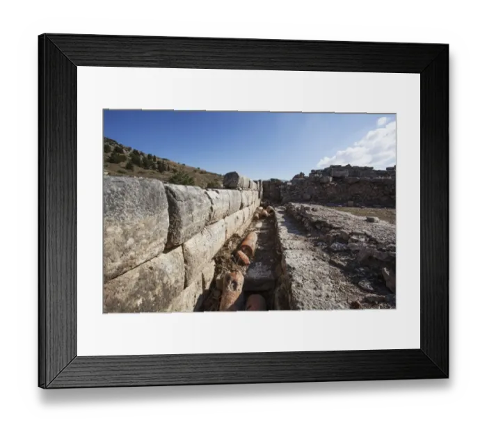 Framed Print : Baked clay pipes Framed Print : Baked clay pipes