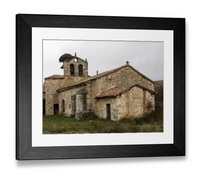 Framed Print : Romanesque chapel