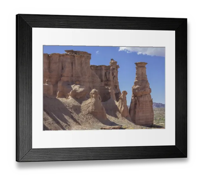 Framed Print : Rock formations on the el Monje lookout, Talampaya National Park, La Rioja, Argentina Framed Print : Rock formations on the el Monje lookout, Talampaya National Park, La Rioja, Argentina