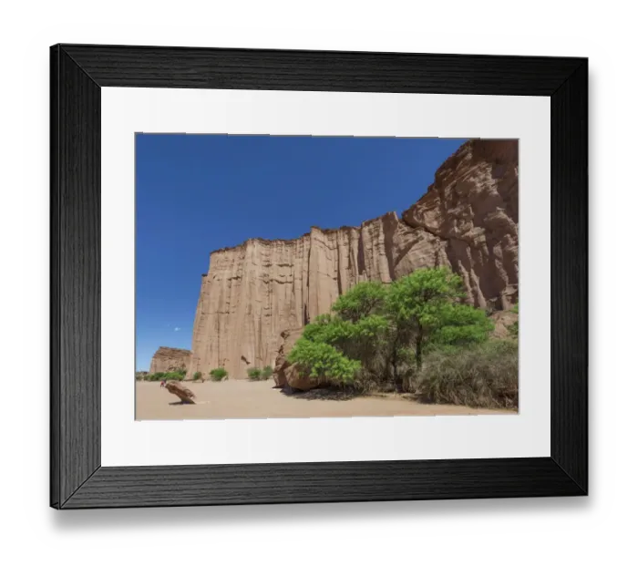Framed Print : Cliffs, Talampaya National Park, La Rioja, Argentina Framed Print : Cliffs, Talampaya National Park, La Rioja, Argentina