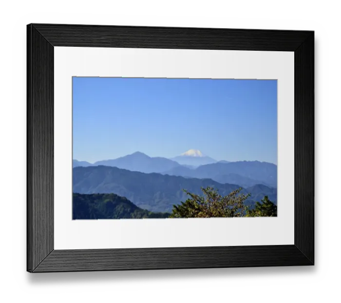Framed Print : Mt. Fuji, seen from Mt. Takao Framed Print : Mt. Fuji, seen from Mt. Takao