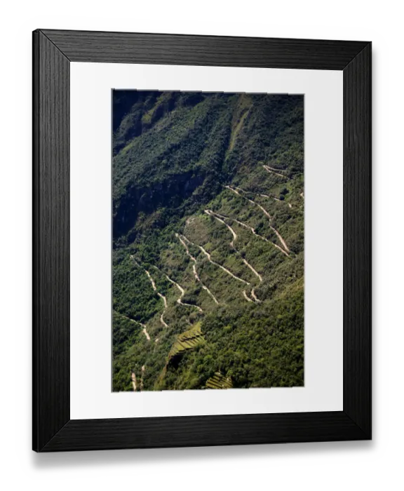 Framed Print : Road to Machu Picchu