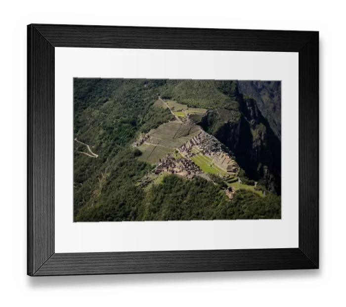 Framed Print : Machu Picchu from Huayna Picchu Framed Print : Machu Picchu from Huayna Picchu