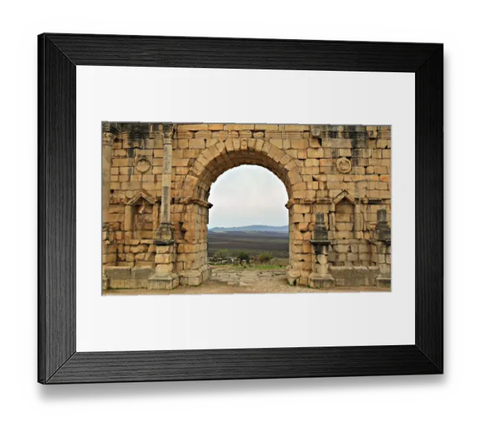 Framed Print : Volubilis, ehem. rAom. Garnisonsstadt Framed Print : Volubilis, ehem. rAom. Garnisonsstadt