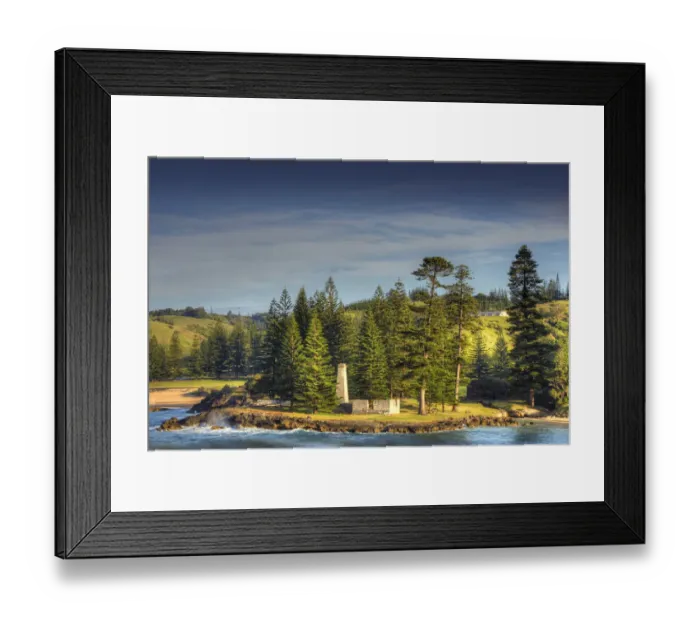 Framed Print : A view to the historic convict built Salt house sitting by Emily bay, Kingston, Norfolk Island Framed Print : A view to the historic convict built Salt house sitting by Emily bay, Kingston, Norfolk Island