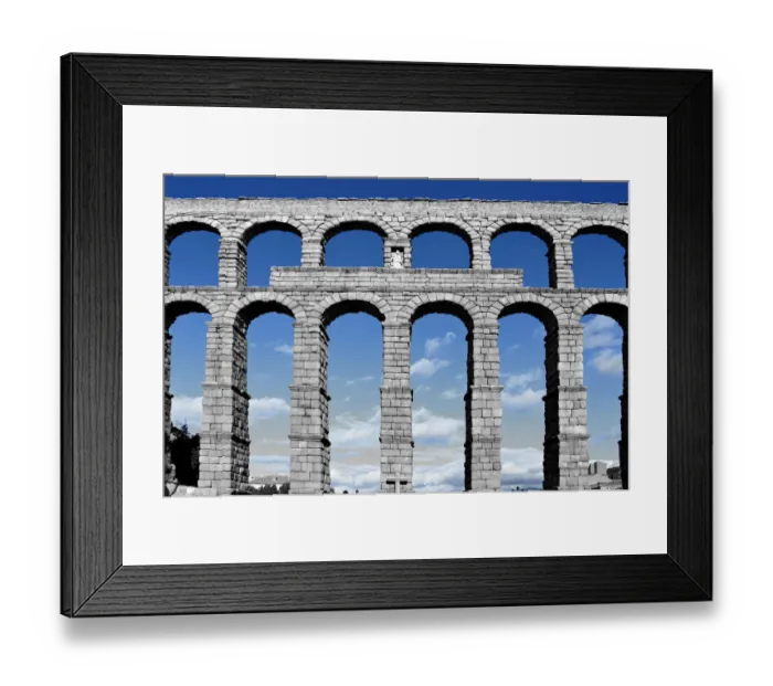 Framed Print : Roman aqueduct Framed Print : Roman aqueduct