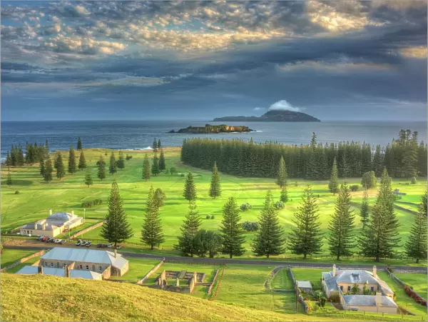A Kingston Norfolk Island view, part of the restored British penal colony buildings and now a world heritage listed area