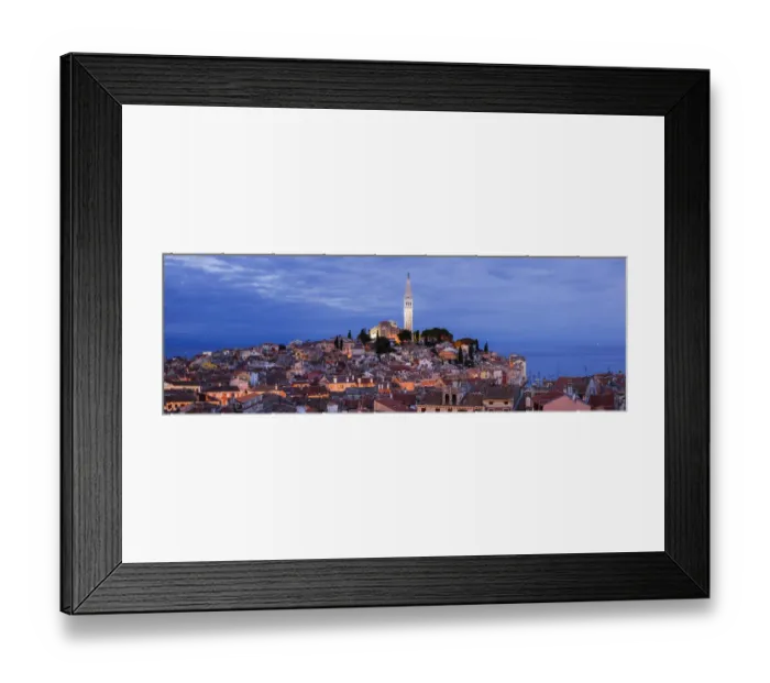 Framed Print : The old town and St Euphemia Church, Rovinj Framed Print : The old town and St Euphemia Church, Rovinj