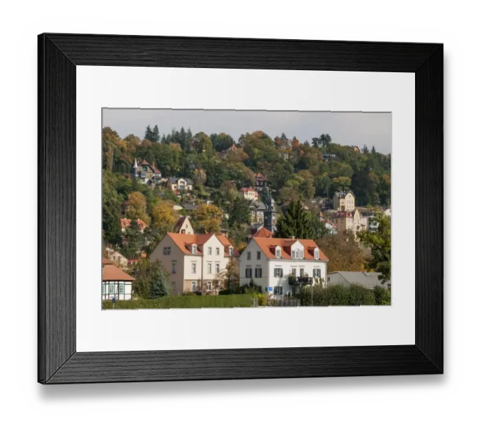 Framed Print : Elbe River Scenic Tour Dresden Germany
