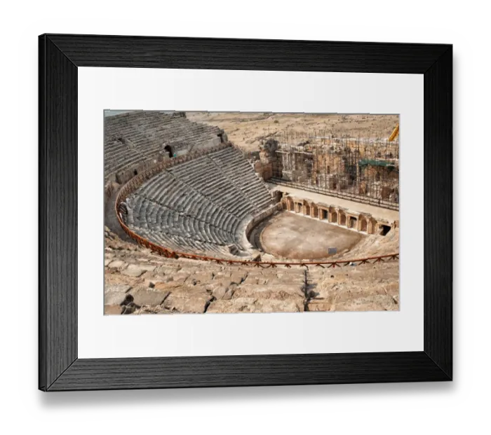 Framed Print : Hierapolis theatre Framed Print : Hierapolis theatre