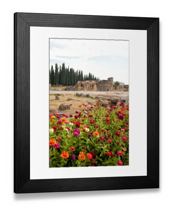 Framed Print : archeological site of Hierapolis Framed Print : archeological site of Hierapolis