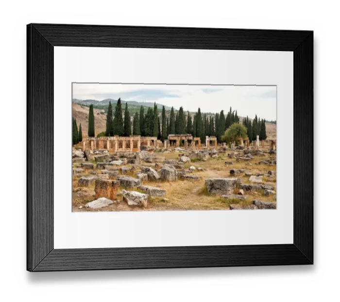 Framed Print : The main thoroughfare of Hierapolis Framed Print : The main thoroughfare of Hierapolis
