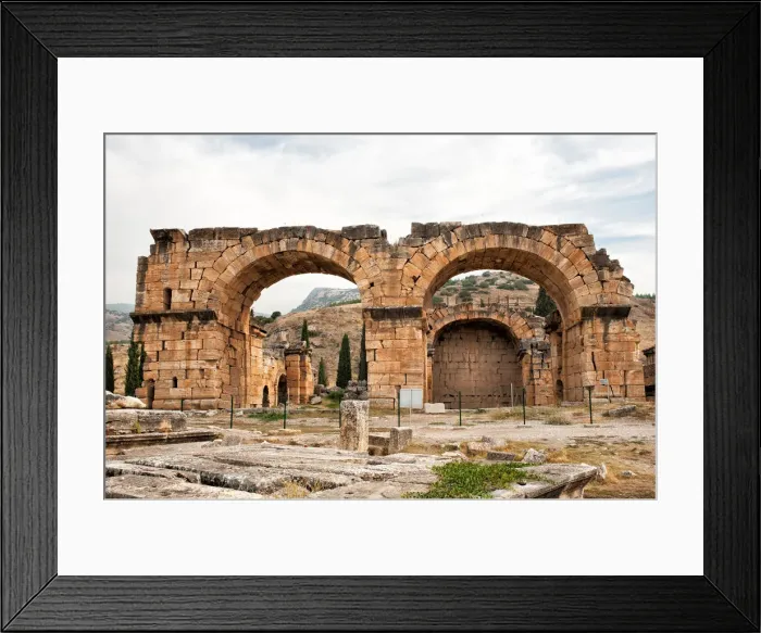 Framed Print : Basilica bath Hierapolis Framed Print : Basilica bath Hierapolis