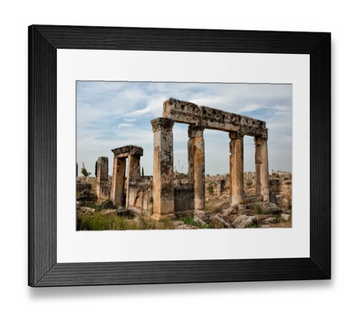Framed Print : Frontinus street - Hierapolis Framed Print : Frontinus street - Hierapolis